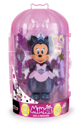 Disney Myszka Minnie Mini Lalka Księżniczka + szafa stroje