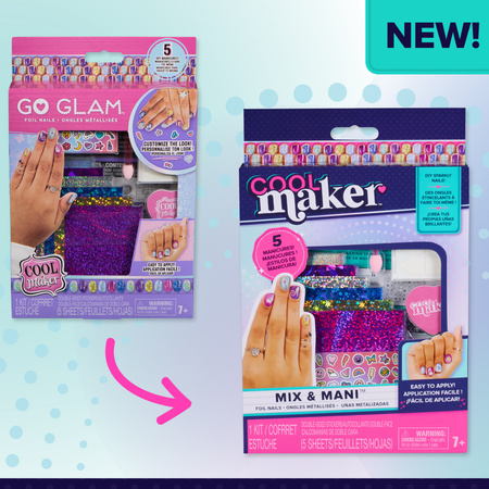 Cool Maker Mały Zestaw Uzupełniający do Dekorowania Paznokci Mix & Mani
