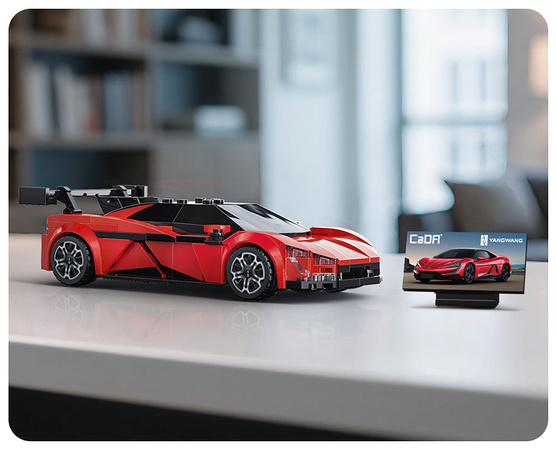 Klocki konstrukcyjne CaDA wyścigówka Samochód wyścigowy Yangwang U9 Auto sportowe 291 elementów