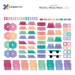 CONNETIX Pastel Mega Pack Kreatywne klocki magnetyczne 202 elementy