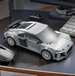 Klocki konstrukcyjne CaDA wyścigówka Samochód wyścigowy Audi R8 Coupe Auto sportowe 199 elementów