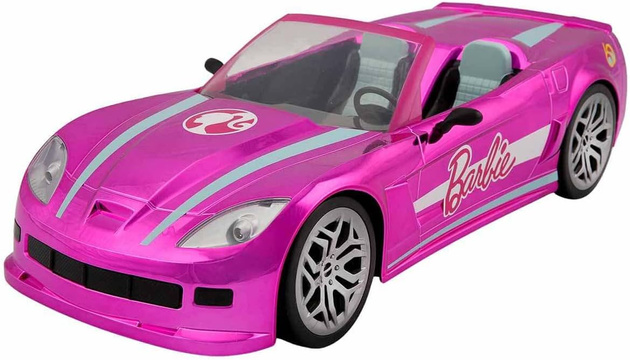 Zdalnie Sterowany różowy Kabriolet Barbie auto RC Dream Car 38 cm