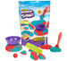 Piasek kinetyczny Kinetic Sand Mold 'n Flow 2 kolory + 3 akcesoria