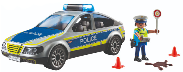 Playmobil Action Heroes Radiowóz policyjny z syreną i światłami 24 elementy