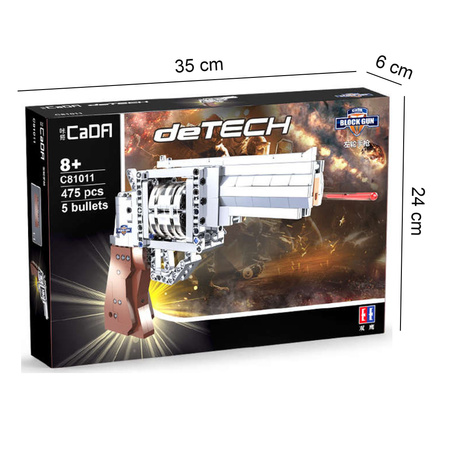 Cada Klocki konstrukcyjne Revolver + 5 pocisków 475 elementów C81011W