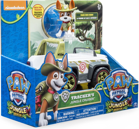 Spin Master Psi Patrol Tracker Jeep Pojazd z figurką Jungle