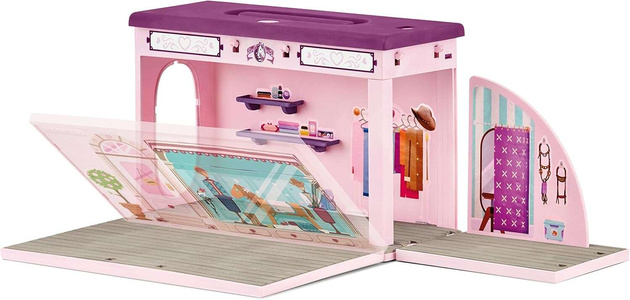 Duży zestaw Horse Club Rozkładany Sklepik dla Koni + figurki, akcesoria