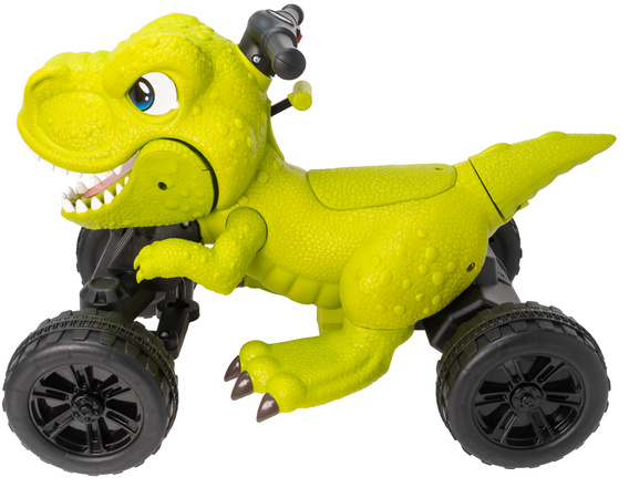 EVO Jeździk auto na akumulator dla dziecka quad pojazd dinozaur z dźwiękiem ryczy