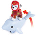 Psi Patrol Zestaw Aqua Pups figurka szczeniak Marshall i delfin z ruchomym ogonem