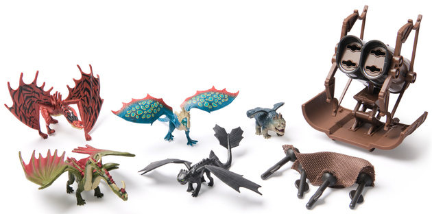 Jak Wytresować Smoka Zestaw 5 Figurek Smoków Z Wyrzutnią Łapacz Smoków