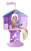 Evi Love Zestaw Wieża Roszpunki i Minilalka + Akcesoria Rapunzel Tower