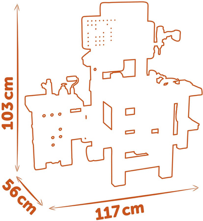 Black Decker Duży warsztat ze strefą malarza i hydraulika + 100 akcesoriów
