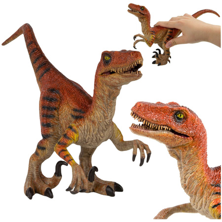 Dinozaur Velociraptor duża figurka ruchoma 19 cm