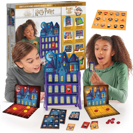 Harry Potter Zestaw 8 Gier Dla Dzieci Memo Bingo Warcaby Kółko I Krzyżyk