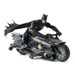 Batman figurka 30 cm i zdalnie sterowany pojazd Batcycle RC DC Studios