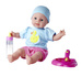 Zestaw Bobas Laura głodna lalka 38 cm + smoczek, butelka i akcesoria do karmienia
