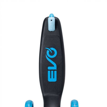 EVO Regulowana Trójkołowa Hulajnoga dla Dzieci Eclipse Niebieski Świecące kółka i Podest