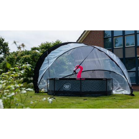 Uniwersalne zadaszenie kopuła naziemna do basenu ogrodowego ECO 550cm