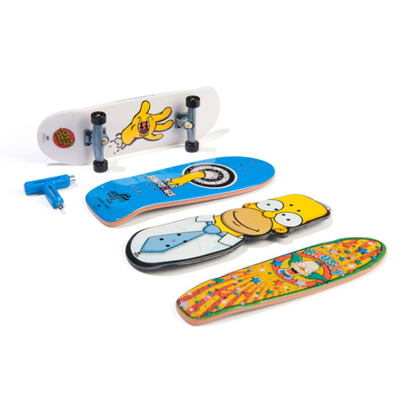 Tech Deck Fingerboard zestaw 4 mini deskorolek do składania Ultra DLX Simpsons