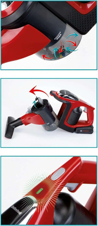 Czerwony Odkurzacz pionowy Bosch "Unlimited" dla dzieci