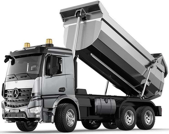 CaDA Zdalnie sterowany pojazd ciężarówka wywrotka Mercedes Benz Arocs RC 1:20