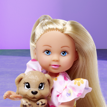 Evi Love Psia kąpiel lalka + piesek + akcesoria