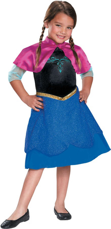 Strój karnawałowy Disney Kraina Lodu Anna Frozen Księżniczka 125-135 cm (7-8 lat)
