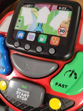 OUTLET Kierownica Interaktywna Dla Dzieci Dźwięk Światło Symulator jazdy Casdon PO ZWROCIE