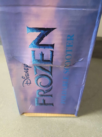 OUTLET Hulajnoga dwukołowa Kraina Lodu Disney składana z regulowaną kierownicą Frozen USZKODZONE OPAKOWANIE