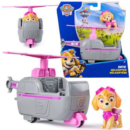 Psi Patrol Skye Helikopter Pojazd Ratunkowy + Figurka