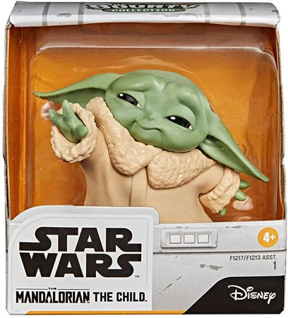 Disney Zestaw figurek Baby Yoda Mandalorian 6cm + Baby Yoda Mandalorian z żabą 6cm