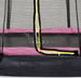 Trampolina ogrodowa z siatką zabezpieczającą Sillhouette 183 cm różowy
