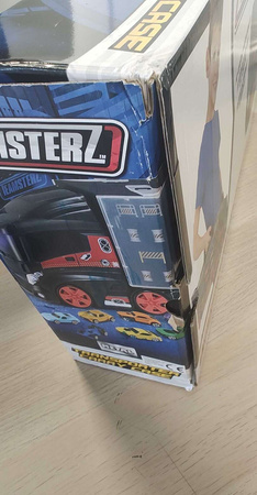 OUTLET TeamsterZ Ciężarówka Transporter na resoraki Laweta + 10 autek USZKODZONY PRODUKT ORAZ OPAKOWANIE