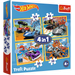 Puzzle 4w1 Pojazdy Hot Wheels Trefl 