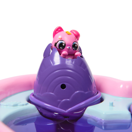 Hatchimals Alive! Neon Rainbow Bestie Pool Party basen 2 figurki w jajkach i 14 akcesoriów