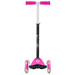 EVO Regulowana Trójkołowa Hulajnoga dla Dzieci Light Up Mini Cruiser Różowy Świecące kółka