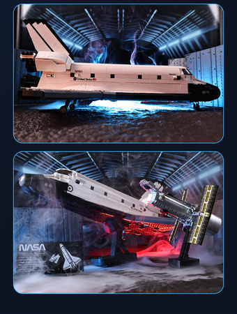 Klocki konstrukcyjne CaDA Master NASA model prom kosmiczny Discovery Space Shuttle 1827 elementów