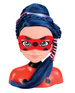 Lalka Głowa do czesania i stylizacji włosów Biedronka Ladybug Miraculous Marinette Deluxe+akcesoria