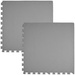 Mata piankowa podłogowa Humbi 120x60 Duże puzzle piankowe wodoodporne bezpieczne 2 szt. ciemnoszary
