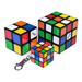 Zestaw 4W1 Oryginalna klasyczna Kostka Rubika Breloczek Rubik's (2 kostki + breloczek) +  Puzzle Kostka Rubika Rubik's Cube 50-lecie