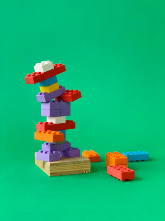 Klocki konstrukcyjne Classic zestaw 210 elementów Marioinex