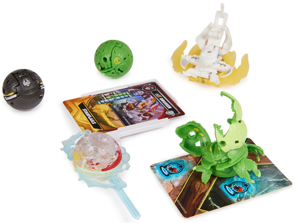Zestaw Bakugan Battle Pack Gra strategiczna + Figurki Special Attack Bruiser Special Attack Octogan