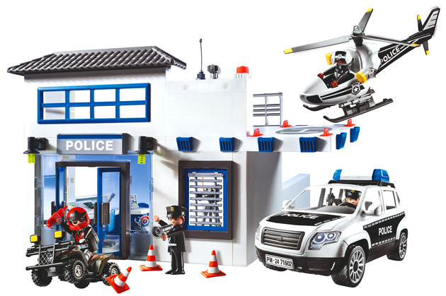Playmobil Action Heroes Zestaw Posterunek Policji 204 elementy