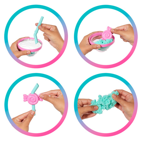 Lalka Barbie Pop Reveal zestaw z 8 niespodziankami różowy deser