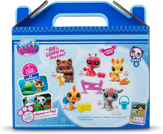 Zestaw Littlest Pet Shop Farm Besties figurki + akcesoria