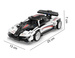 Klocki konstrukcyjne CaDA Samochód sportowy wyścigowy biały Z-Wind Sports Car Auto z napędem pull back 321 elementów