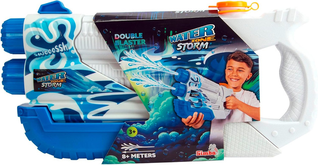Waterzone Pistolet Wodny Podwójny Wyrzutnia Water Zone Storm Double Blaster