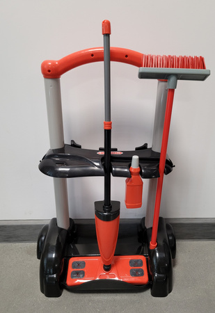 OUTLET Zestaw do sprzątania wózek mop miotła Casdon Henry Little Helper WYBRAKOWANY