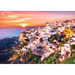 Puzzle 1000 Zachód Słońca Nad Santorini Trefl