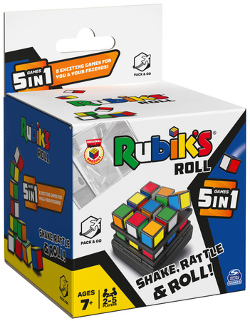 Kostka Rubika 5w1 Rubik's Roll 5 gier wersja podróżna